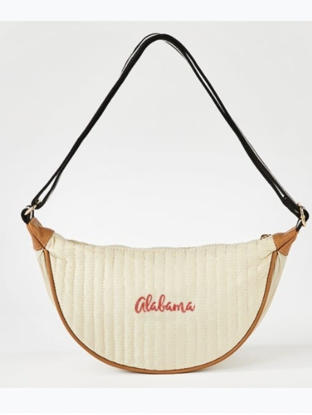 Alabama or Auburn Quilted Crossbody Bag